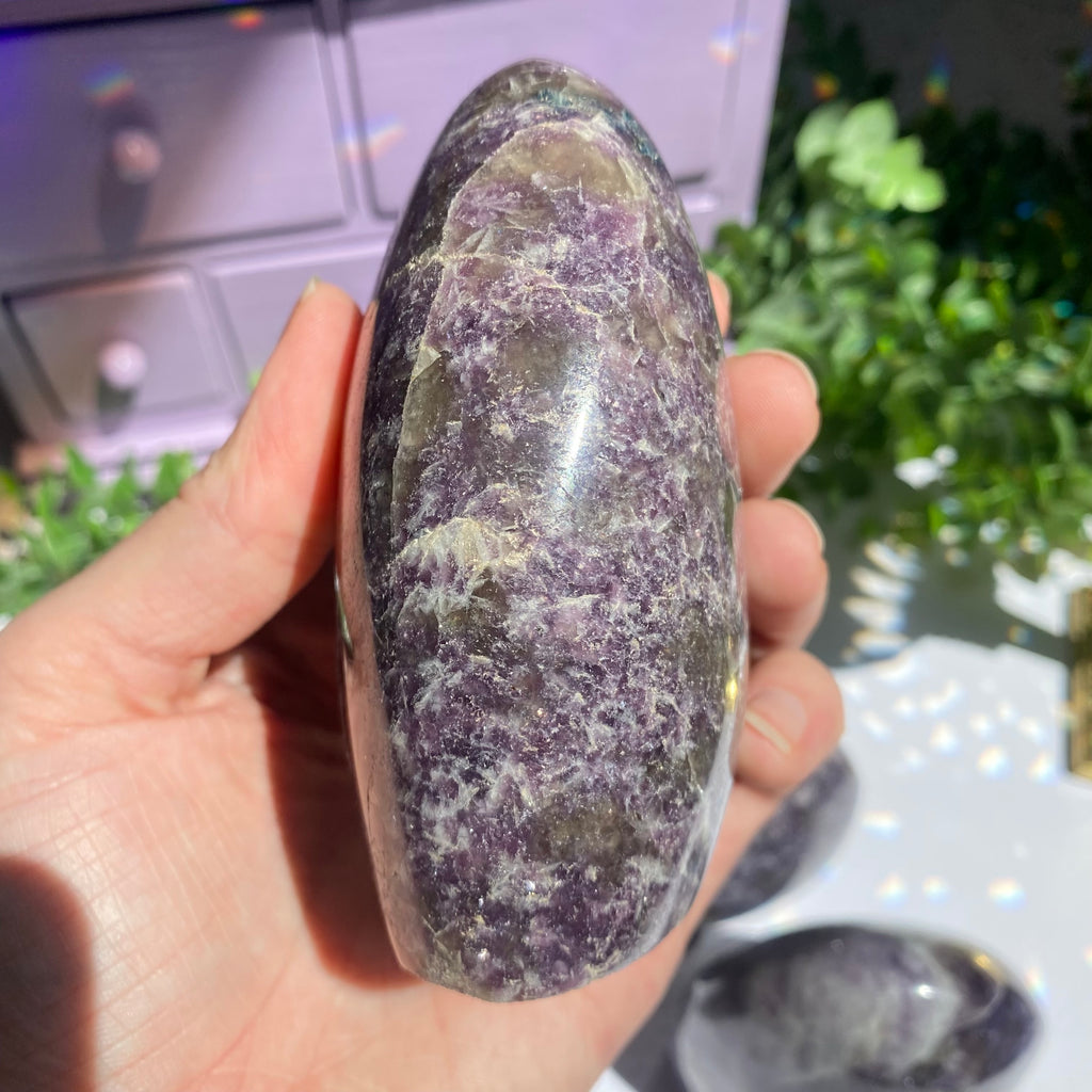 Lepidolite x Smoky Quartz (Unicorn Stone) Free Form