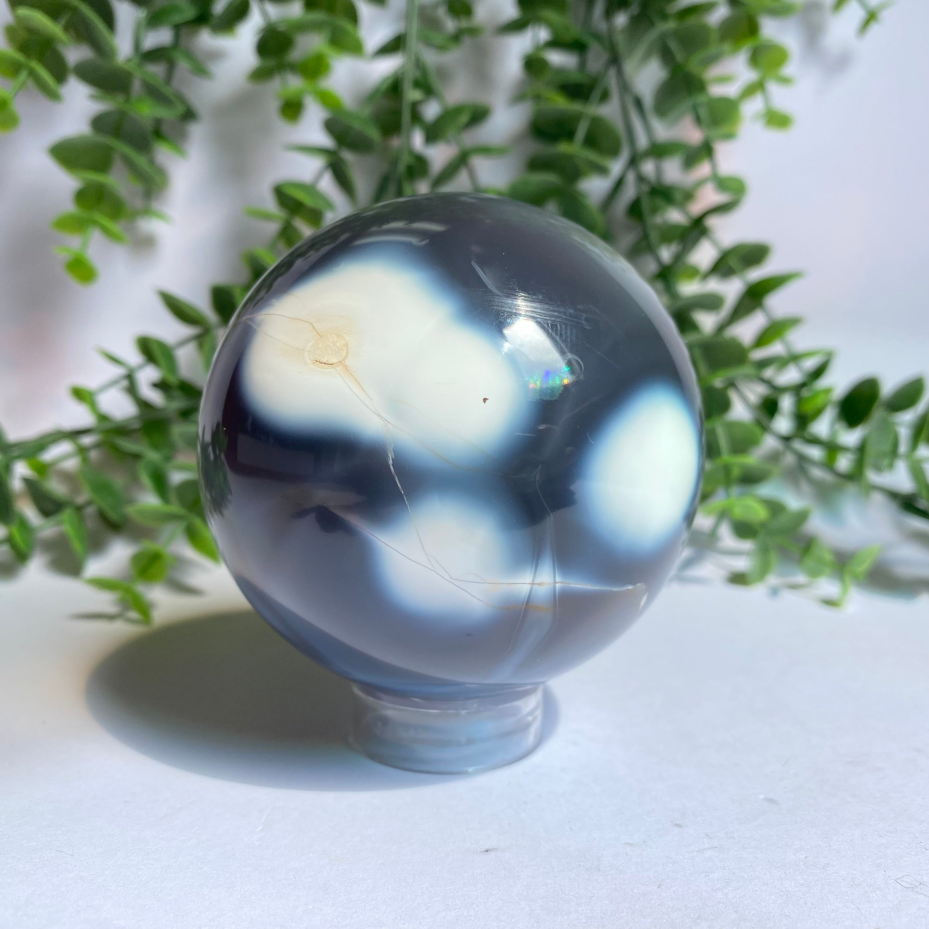 Orca Agate Sphere