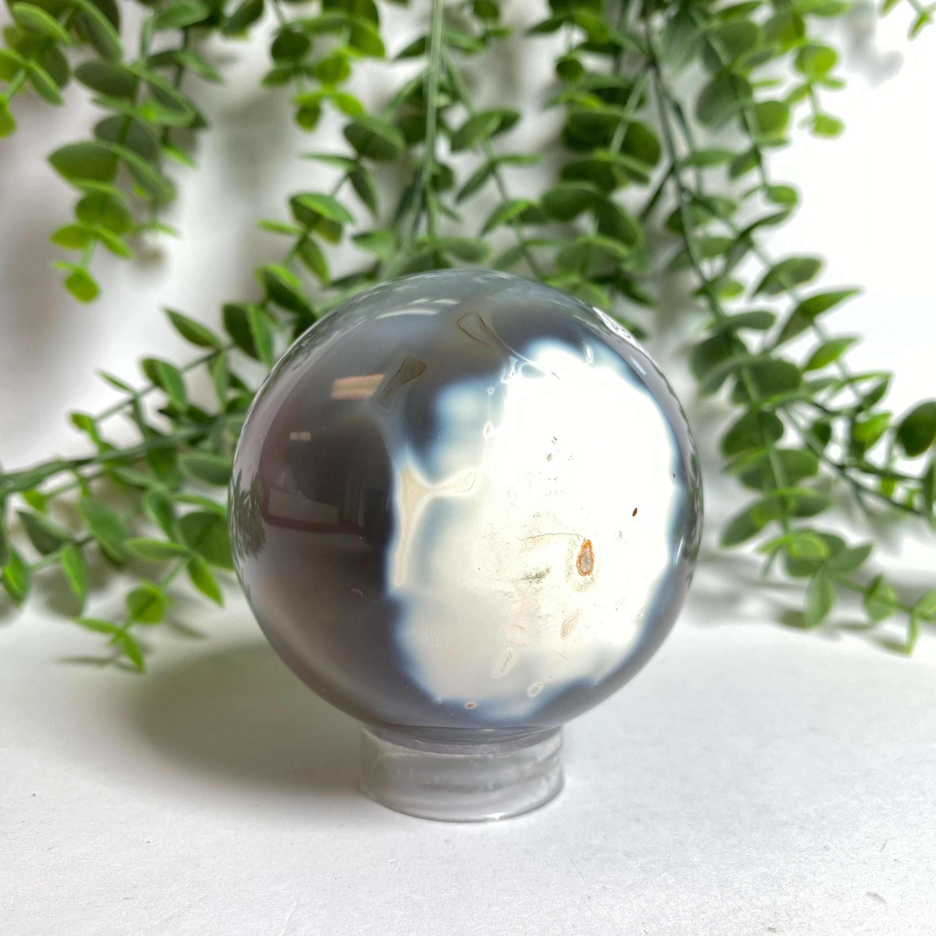 Orca Agate Sphere