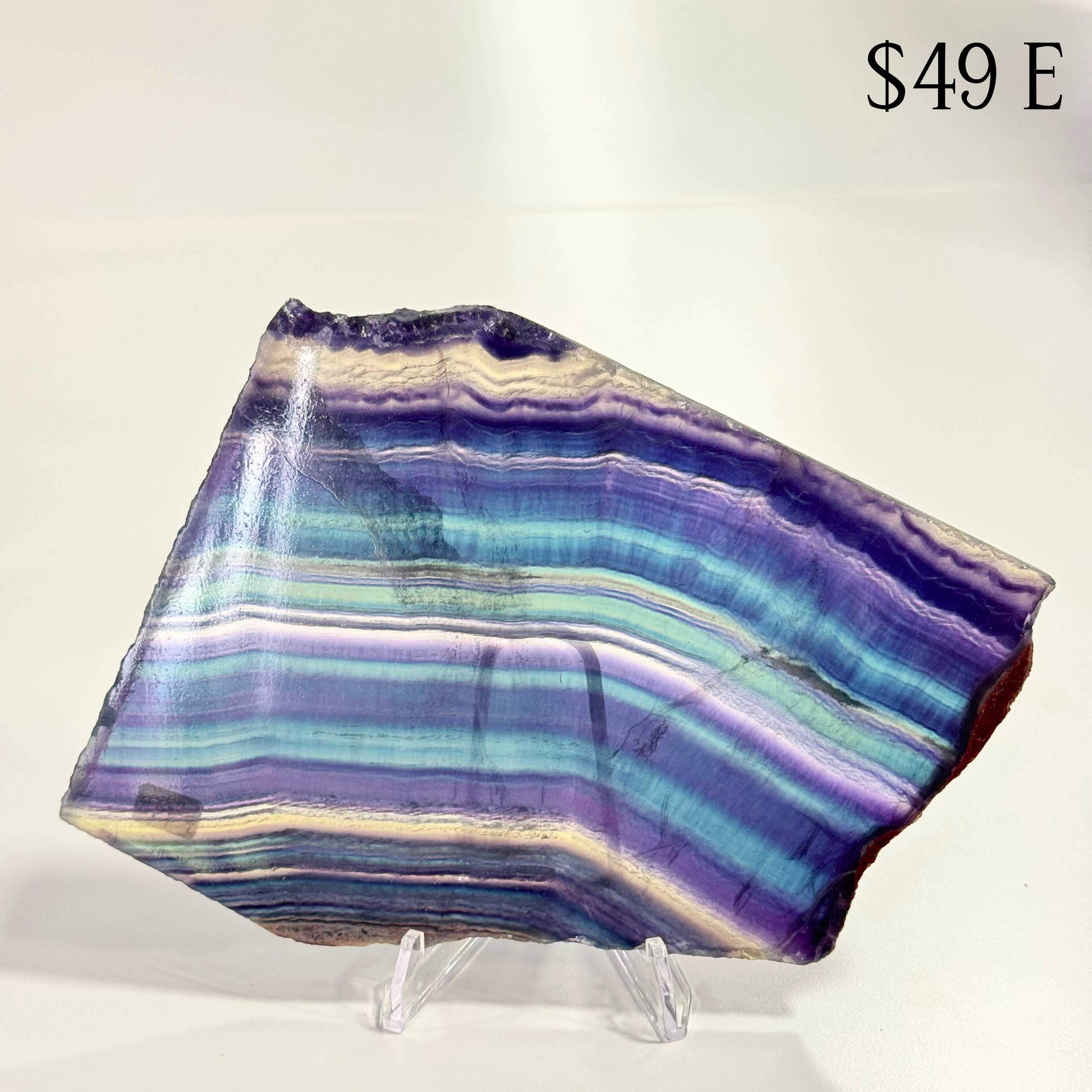 Rainbow Fluorite Slices