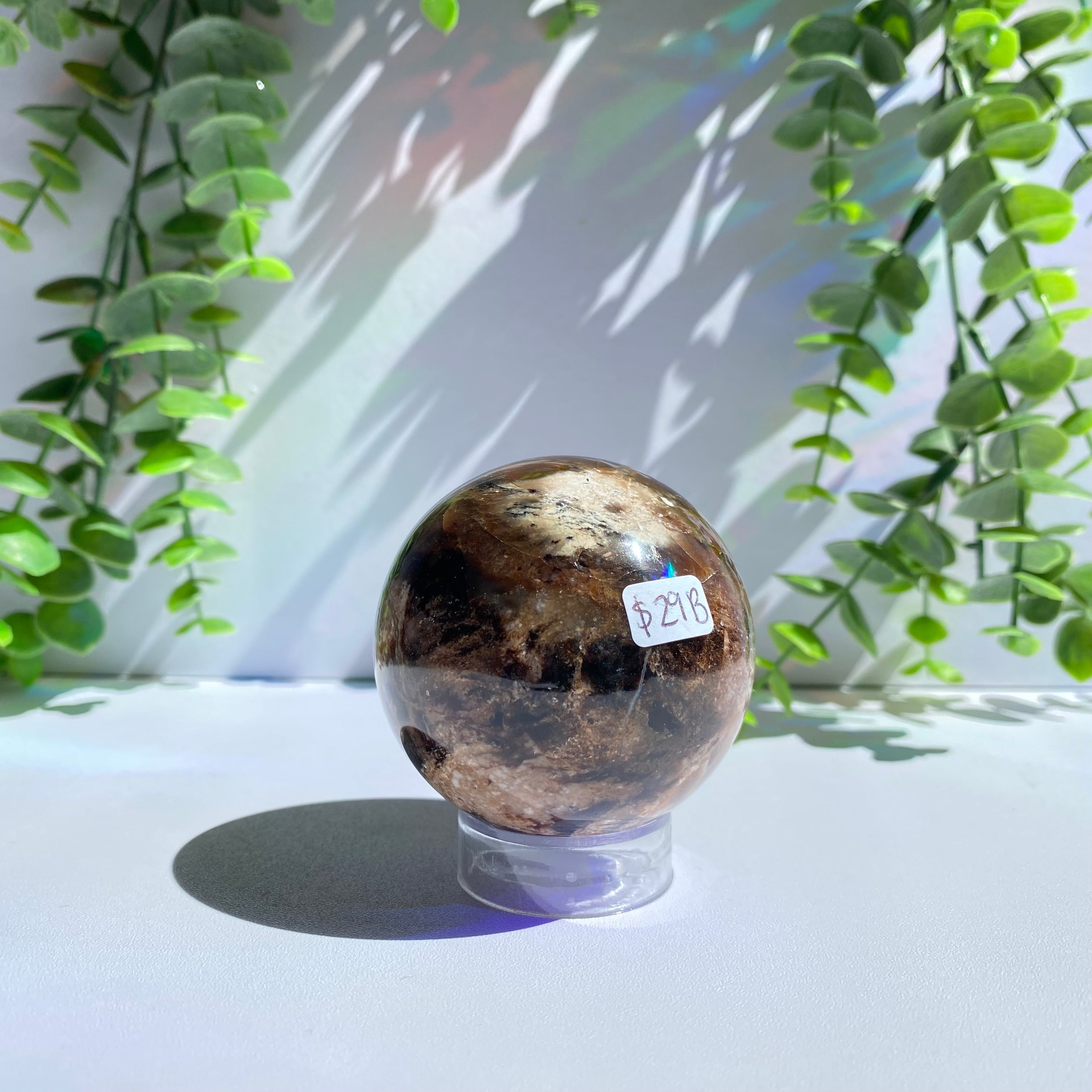 Chocolate Calcite Sphere