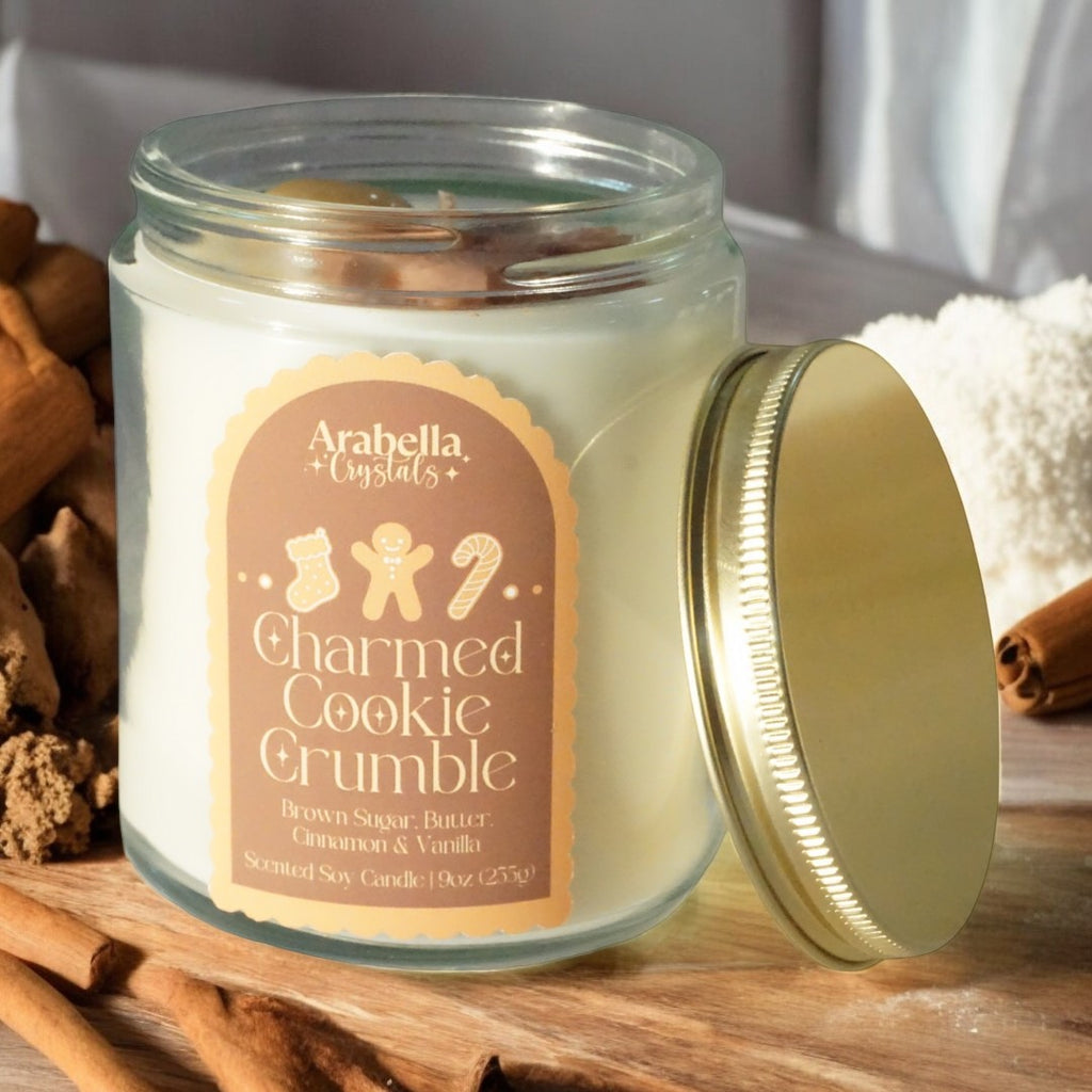 Charmed Cookie Crumble Holiday Candle | Brown Sugar, Cinnamon, Vanilla