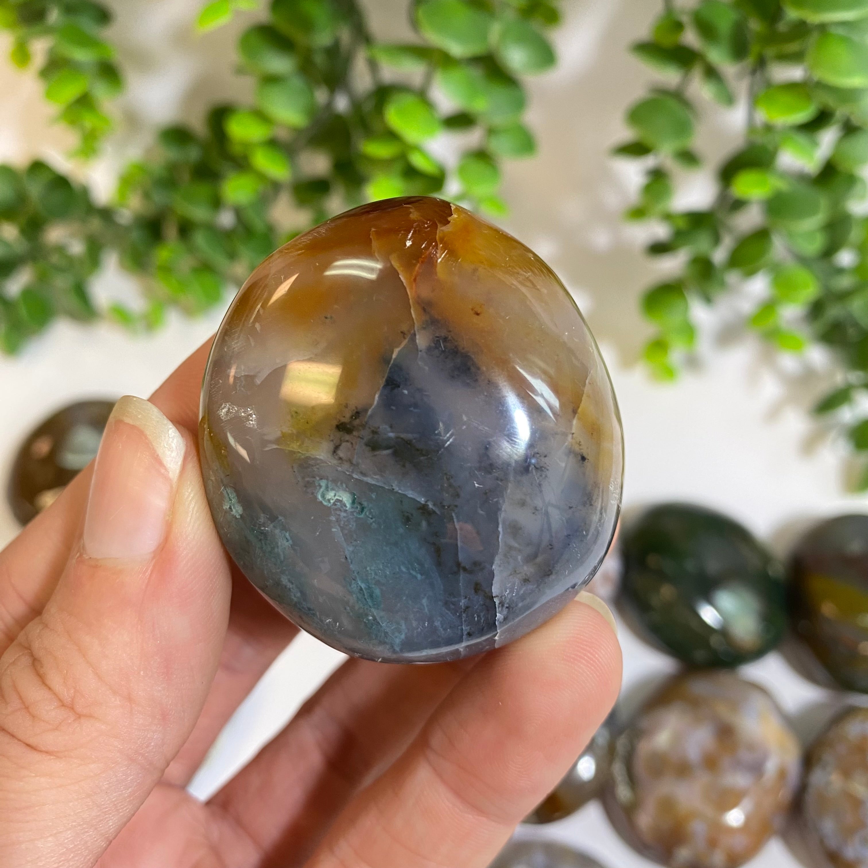 Ocean Jasper Palm Stone