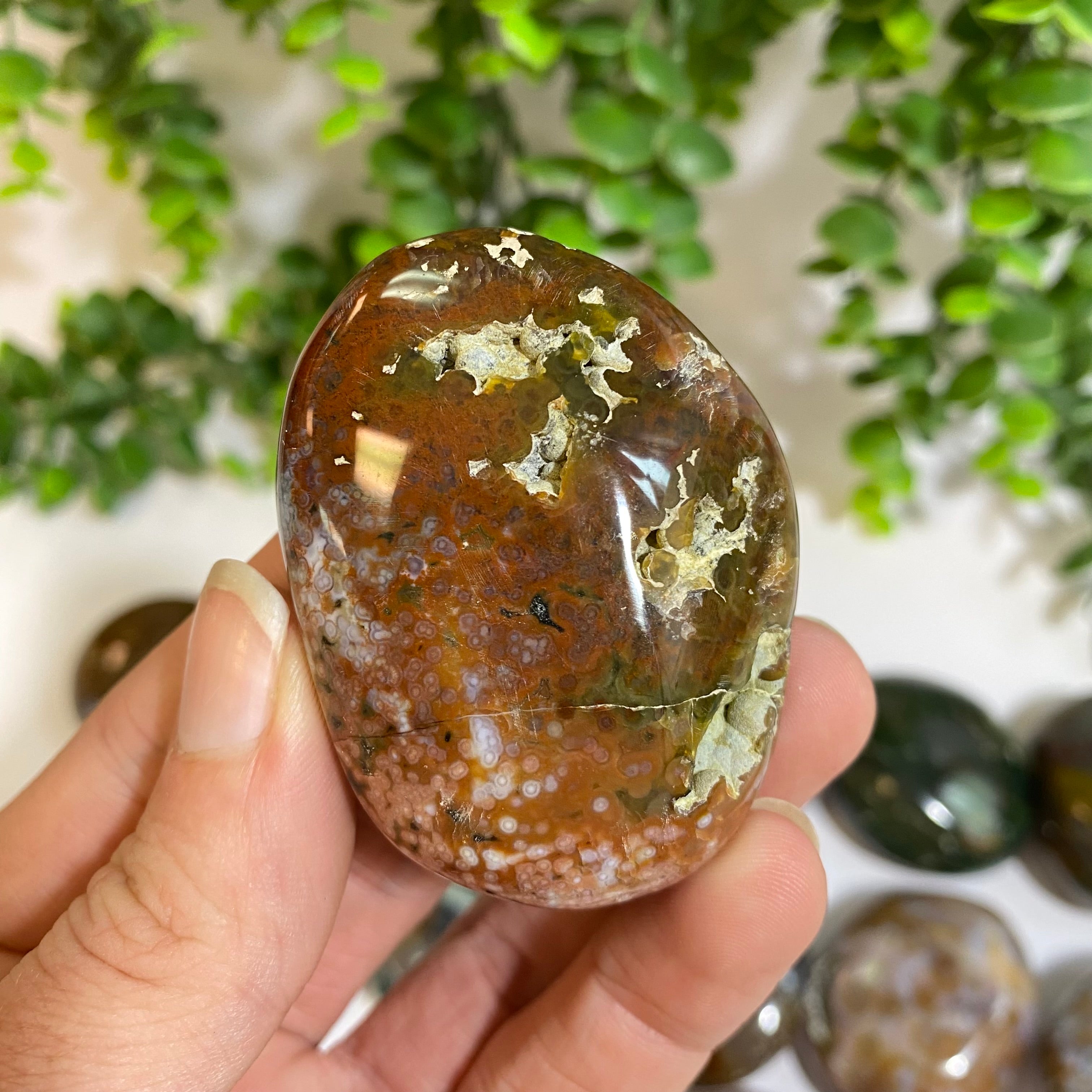 Ocean Jasper Palm Stone