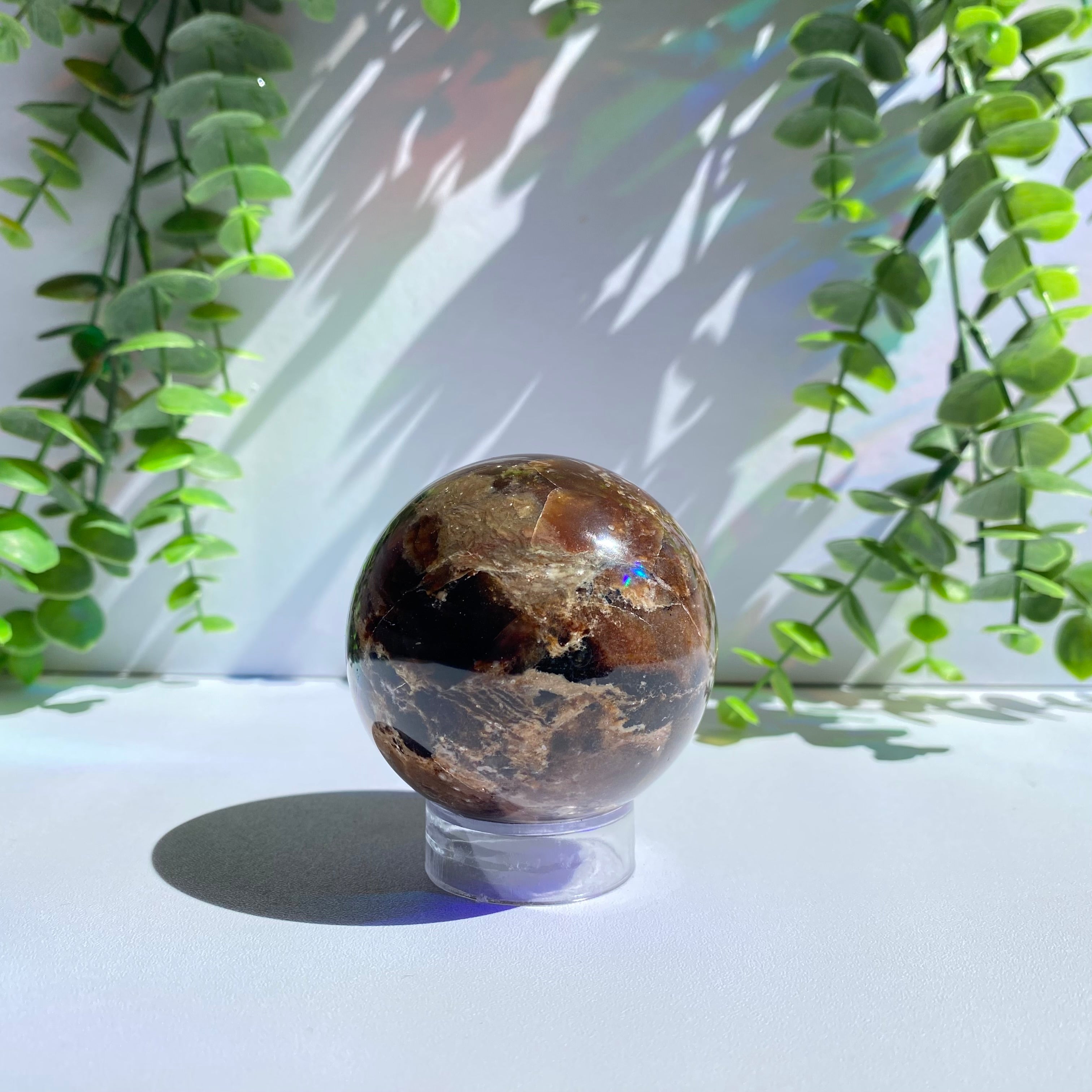 Chocolate Calcite Sphere