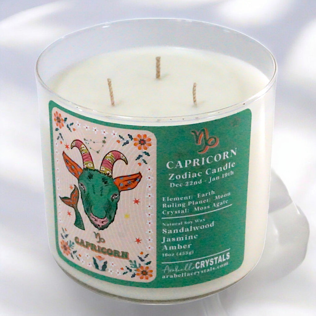 Capricorn 3-Wick Zodiac Candle