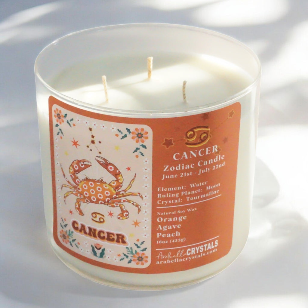 Cancer 3-Wick Zodiac Candle