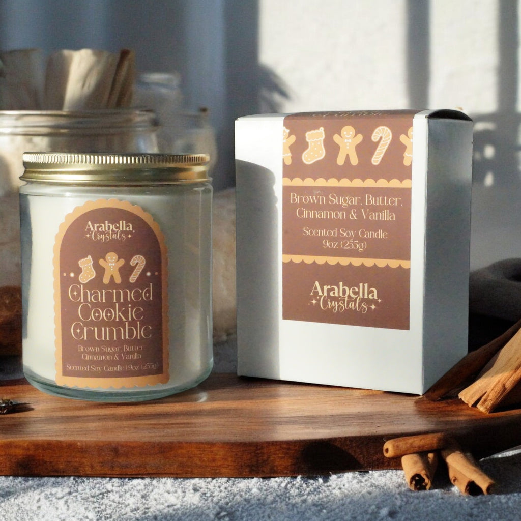 Charmed Cookie Crumble Holiday Candle | Brown Sugar, Cinnamon, Vanilla