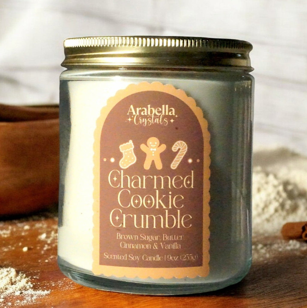 Charmed Cookie Crumble Holiday Candle | Brown Sugar, Cinnamon, Vanilla