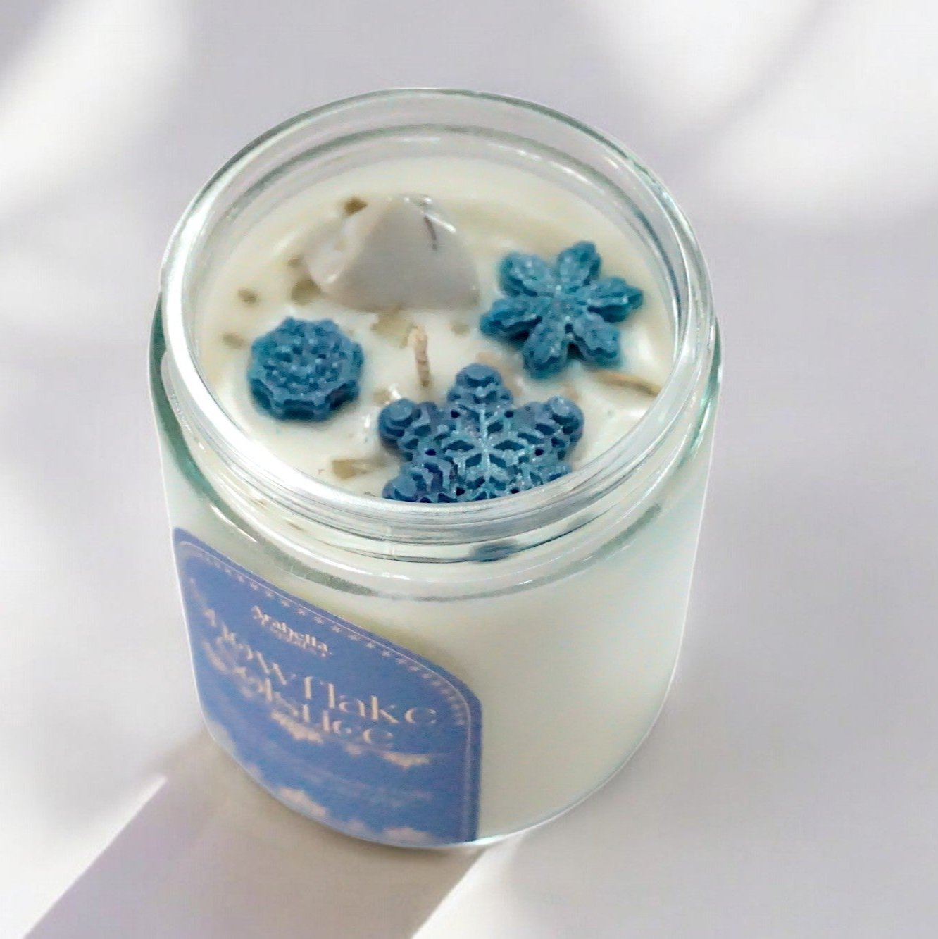 Snowflake Solstice Holiday Candle | Eucalyptus, Cypress, Oakmoss, Cedar