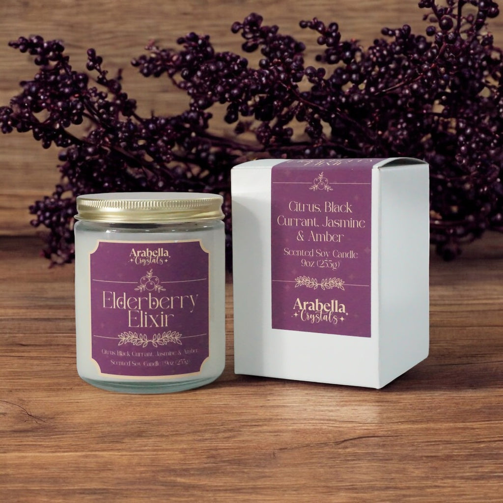 Elderberry Elixir Holiday Candle | Citrus, Black Currant, Jasmine, Amber