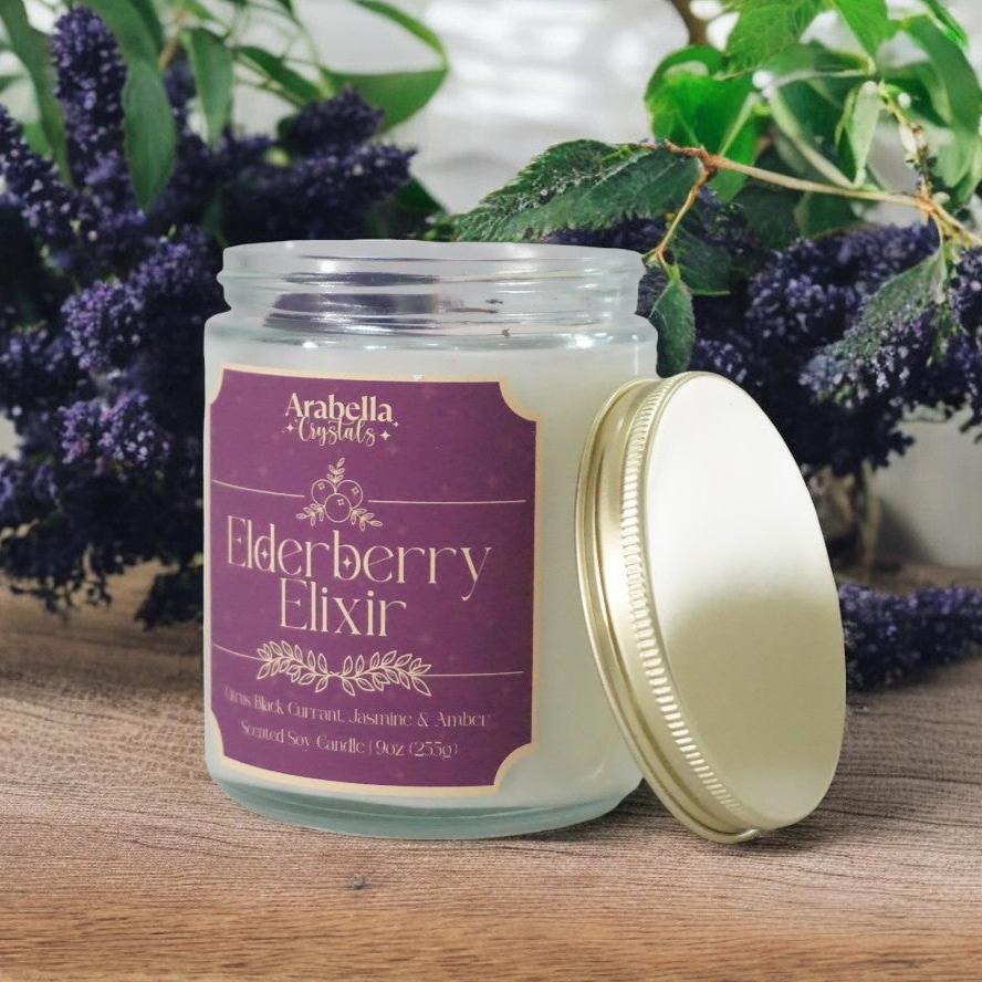 Elderberry Elixir Holiday Candle | Citrus, Black Currant, Jasmine, Amber