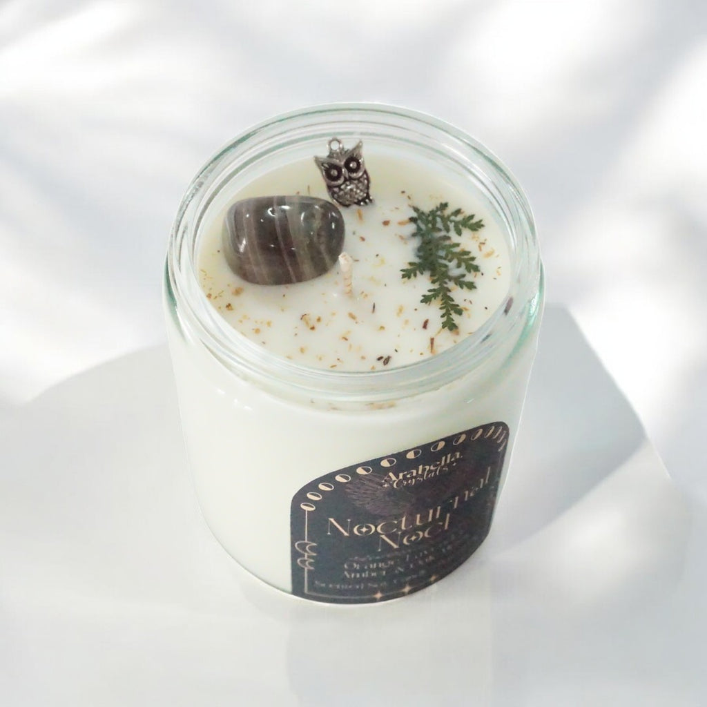 Nocturnal Noel Holiday Candle | Orange, Lavender, Amber, Oakmoss