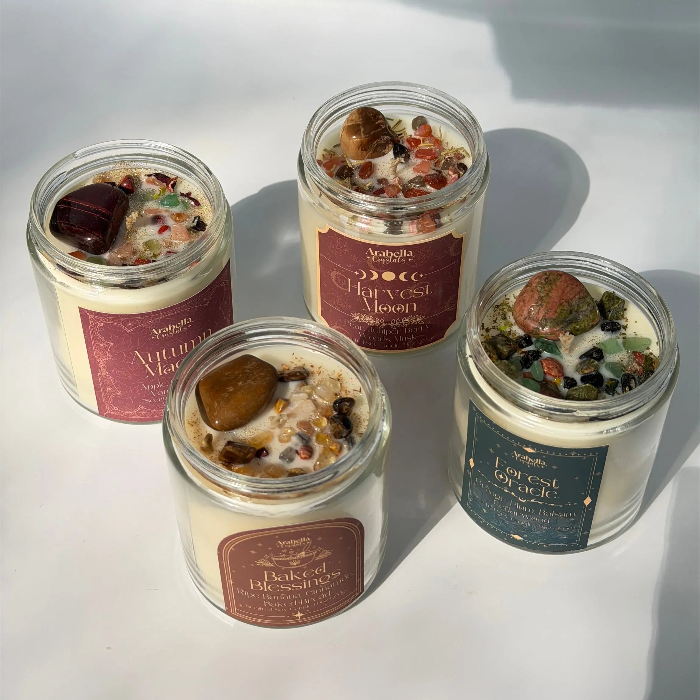 The Season of Magic: Fall Candle Bundle Arabella Crystals