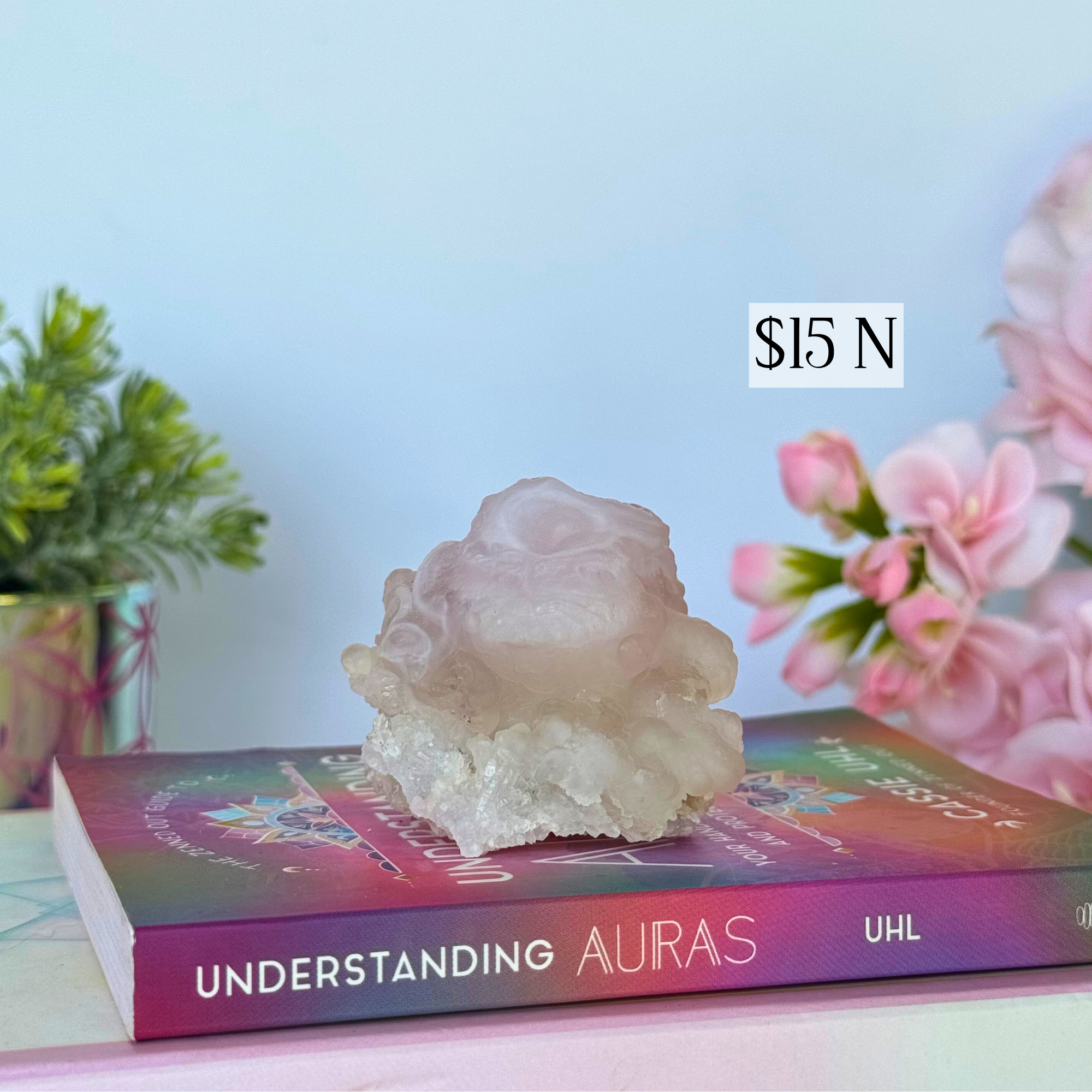 Pink Chalcedony Clusters