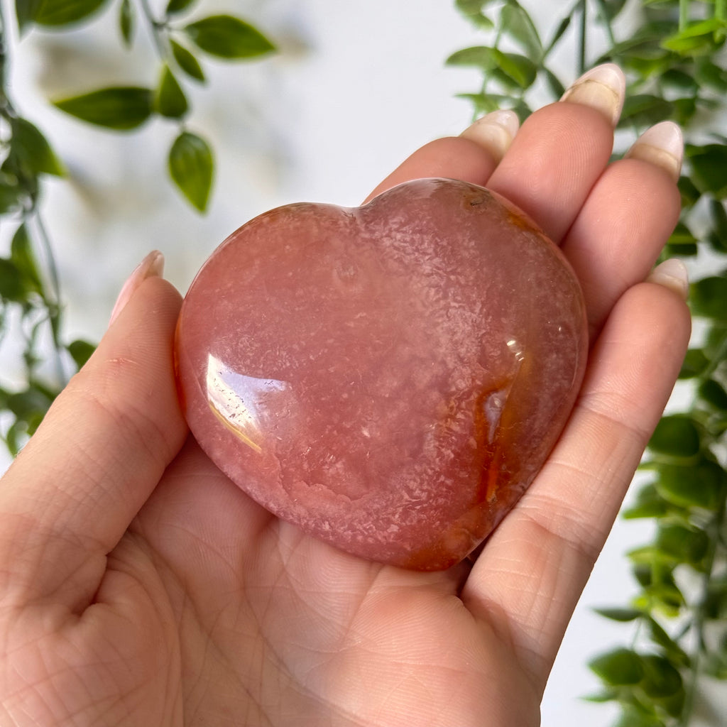 Carnelian Agate Heart