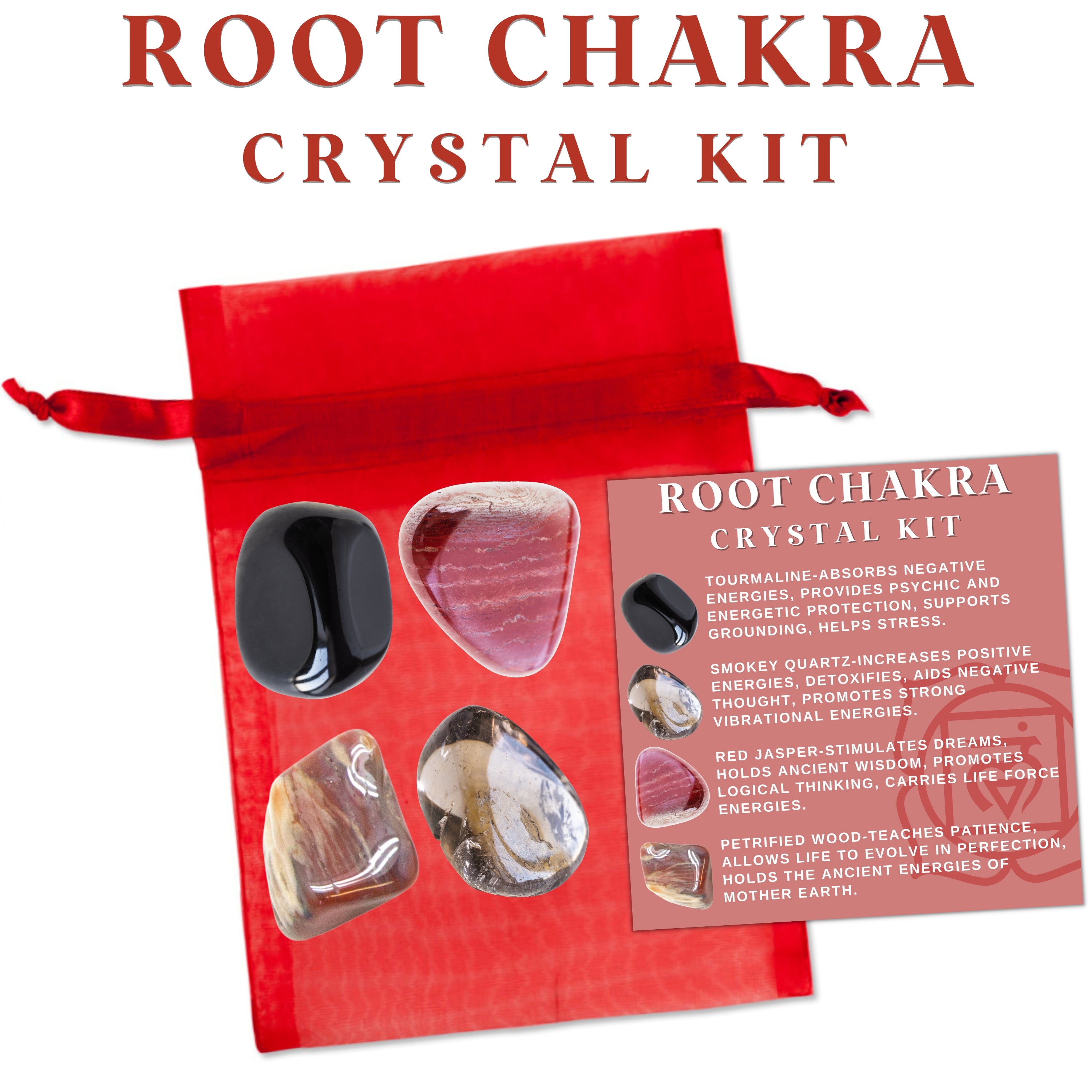 Root Chakra Crystal Kit