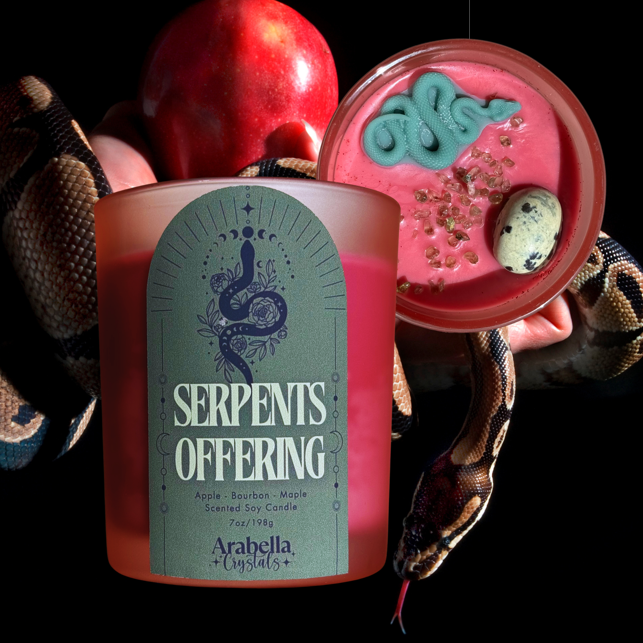 Serpents Offering Soy Candle