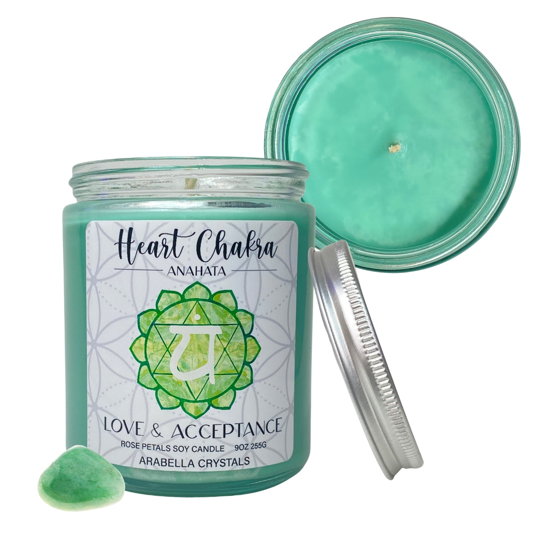 Heart Chakra Candle