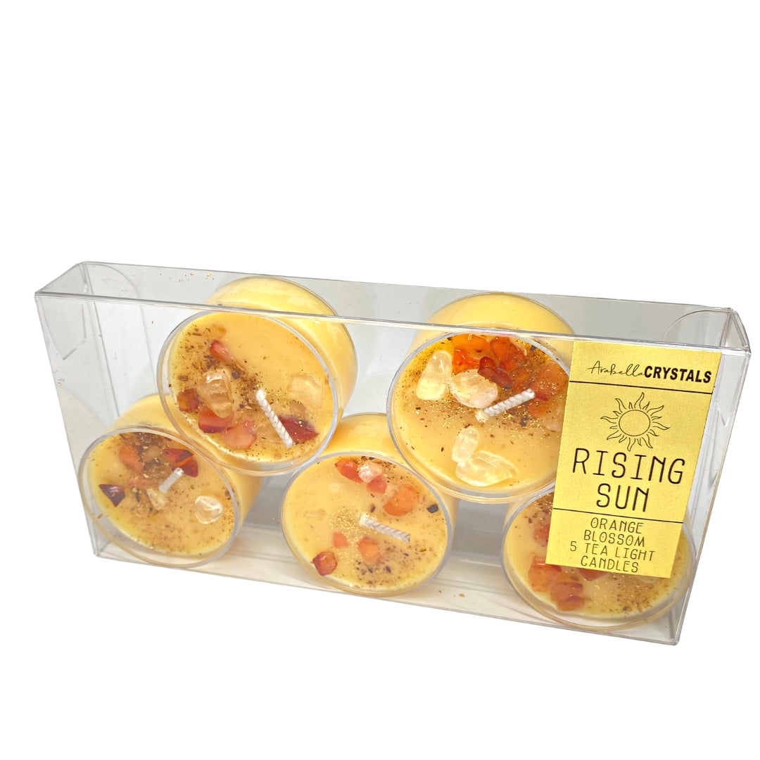 Rising Sun Tea Light Candle Set