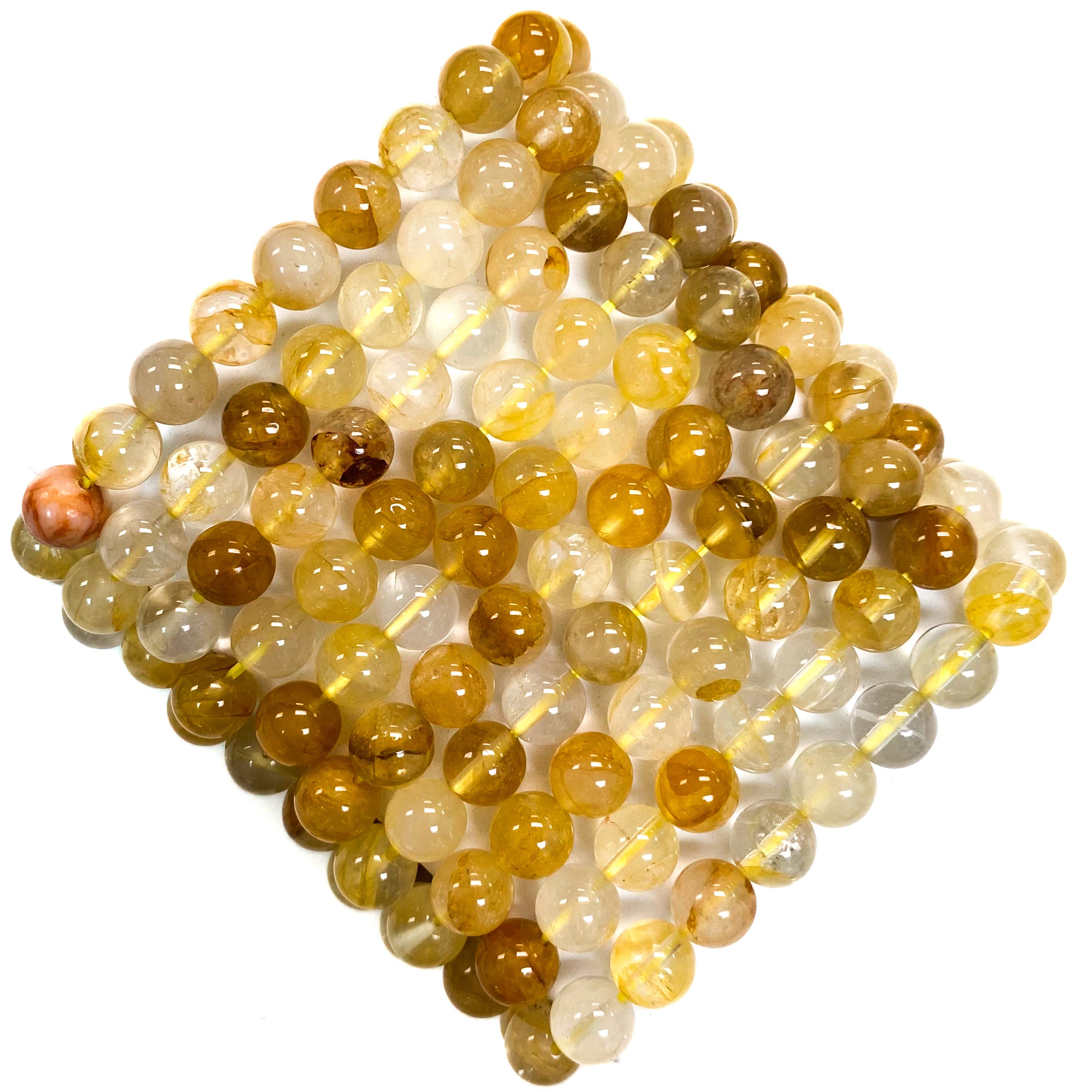 Golden Healer Beaded Gemstone Bracelet