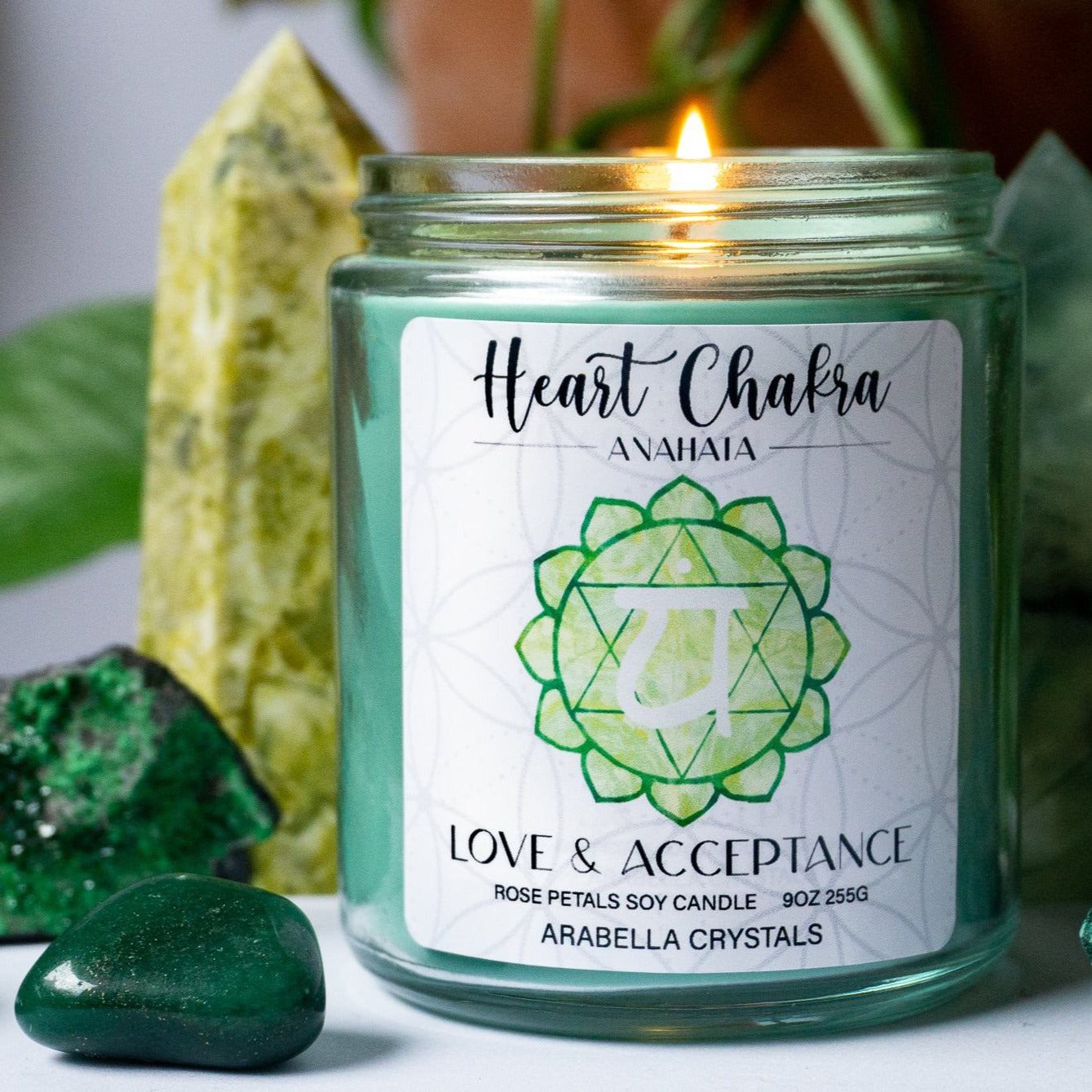 Heart Chakra Candle