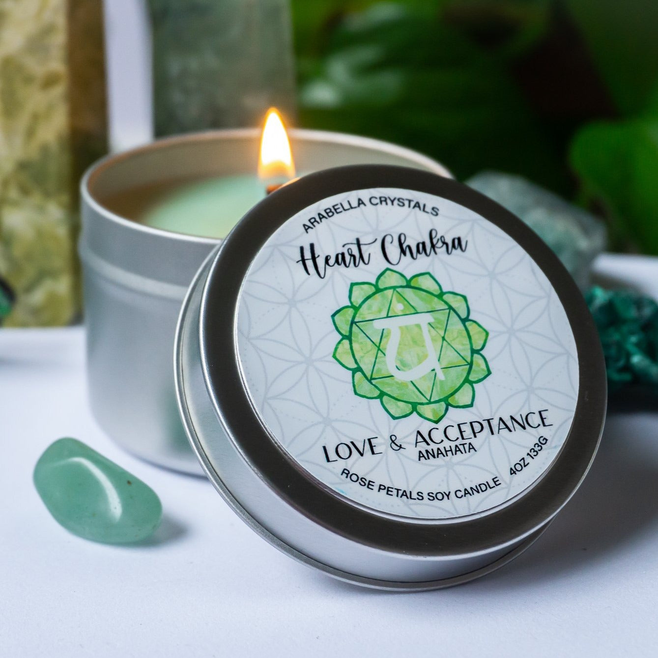 Heart Chakra Candle