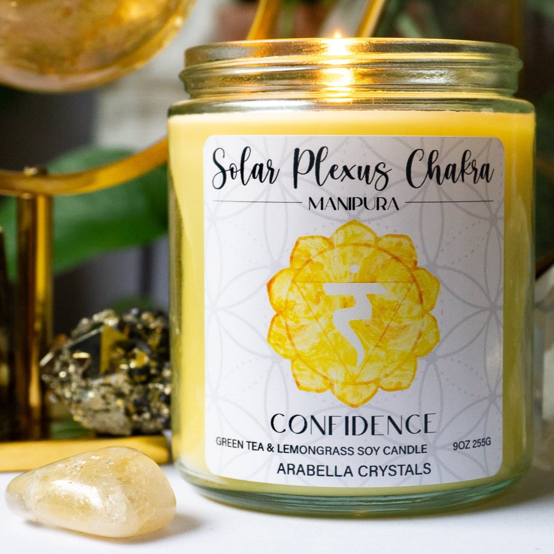 Solar Plexus Chakra Candle