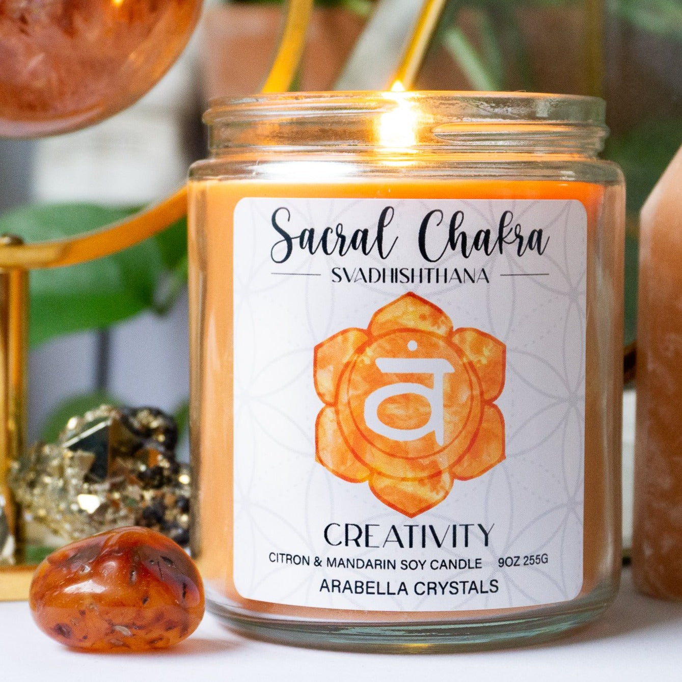 Sacral Chakra Candle