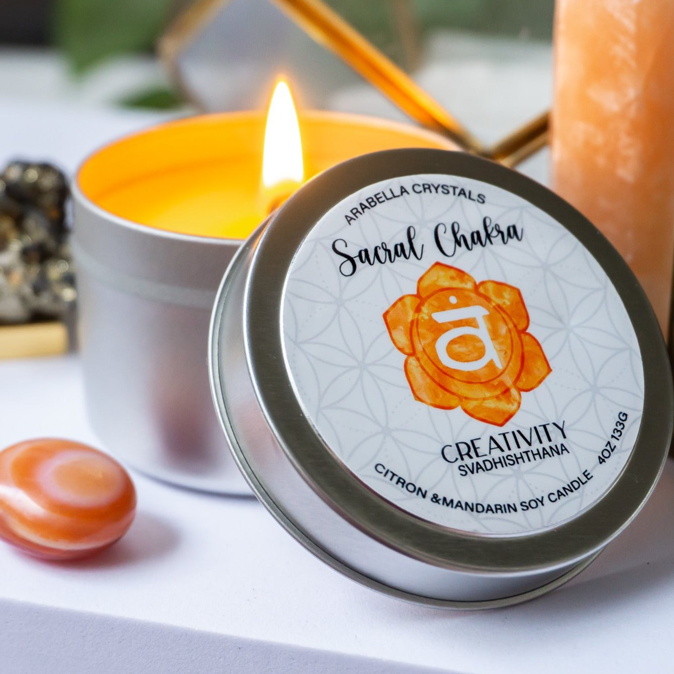 Sacral Chakra Candle