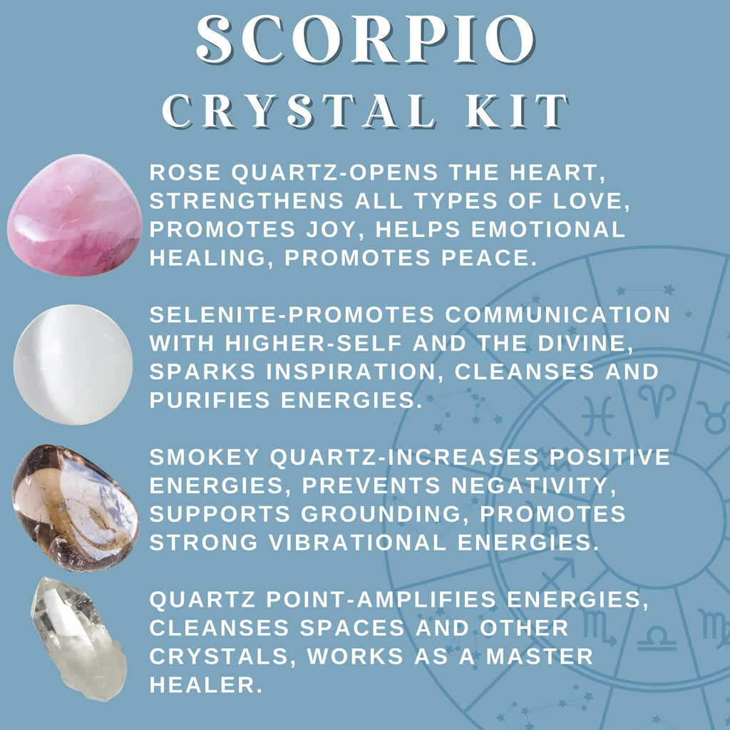 Scorpio Zodiac Crystal Kit