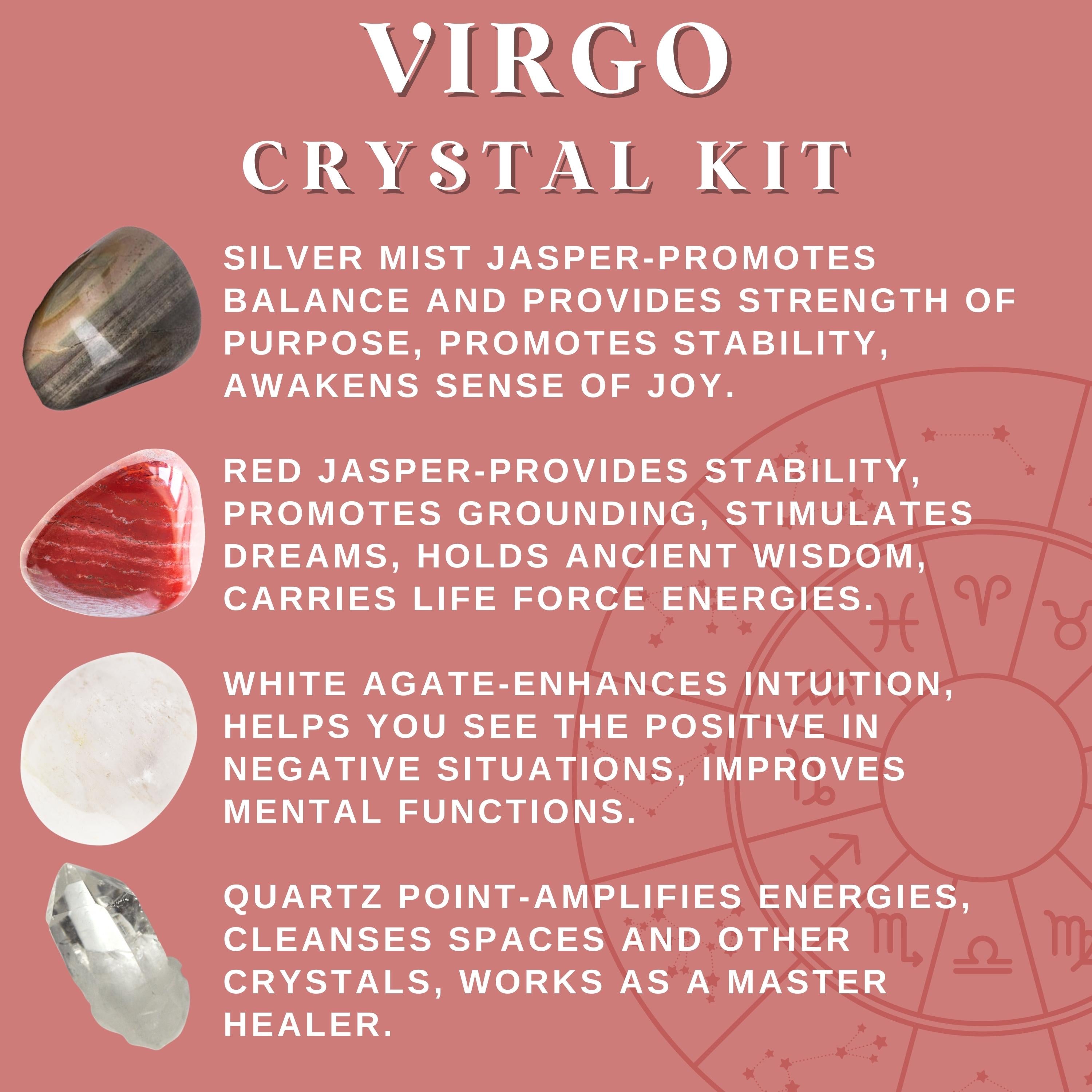 Virgo Zodiac Crystal Kit