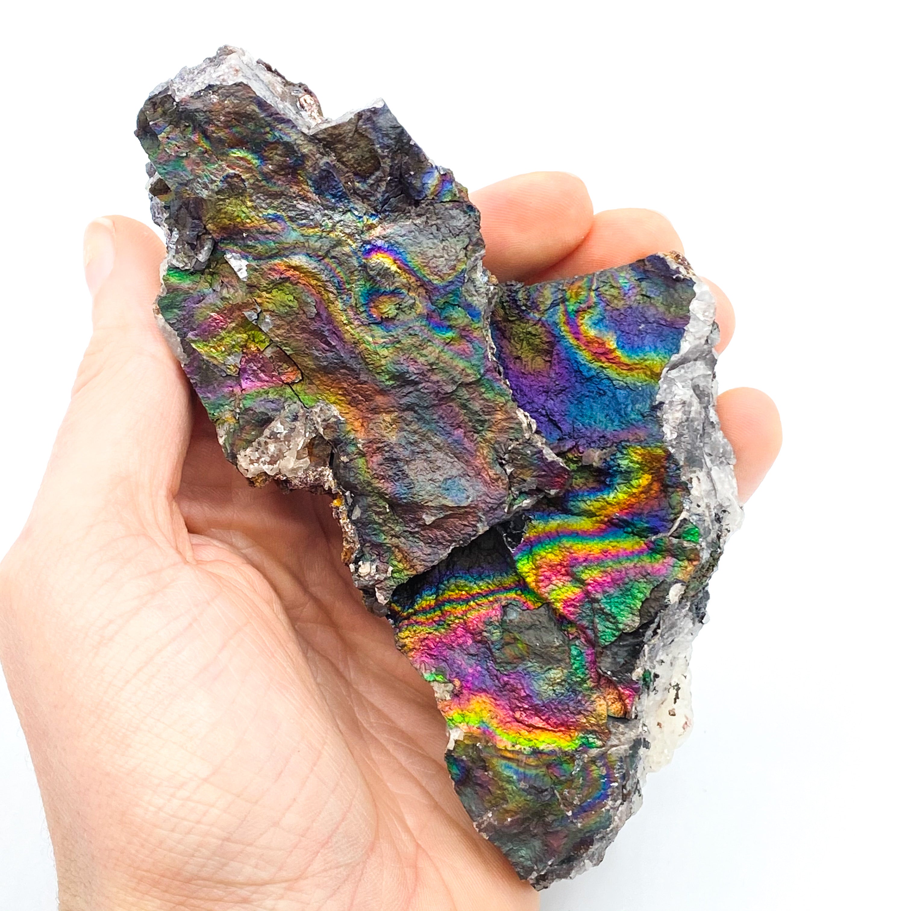 Iridescent Hematite on Turgite