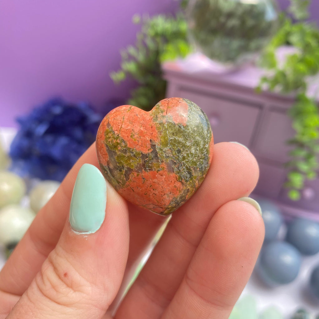 Unakite Heart