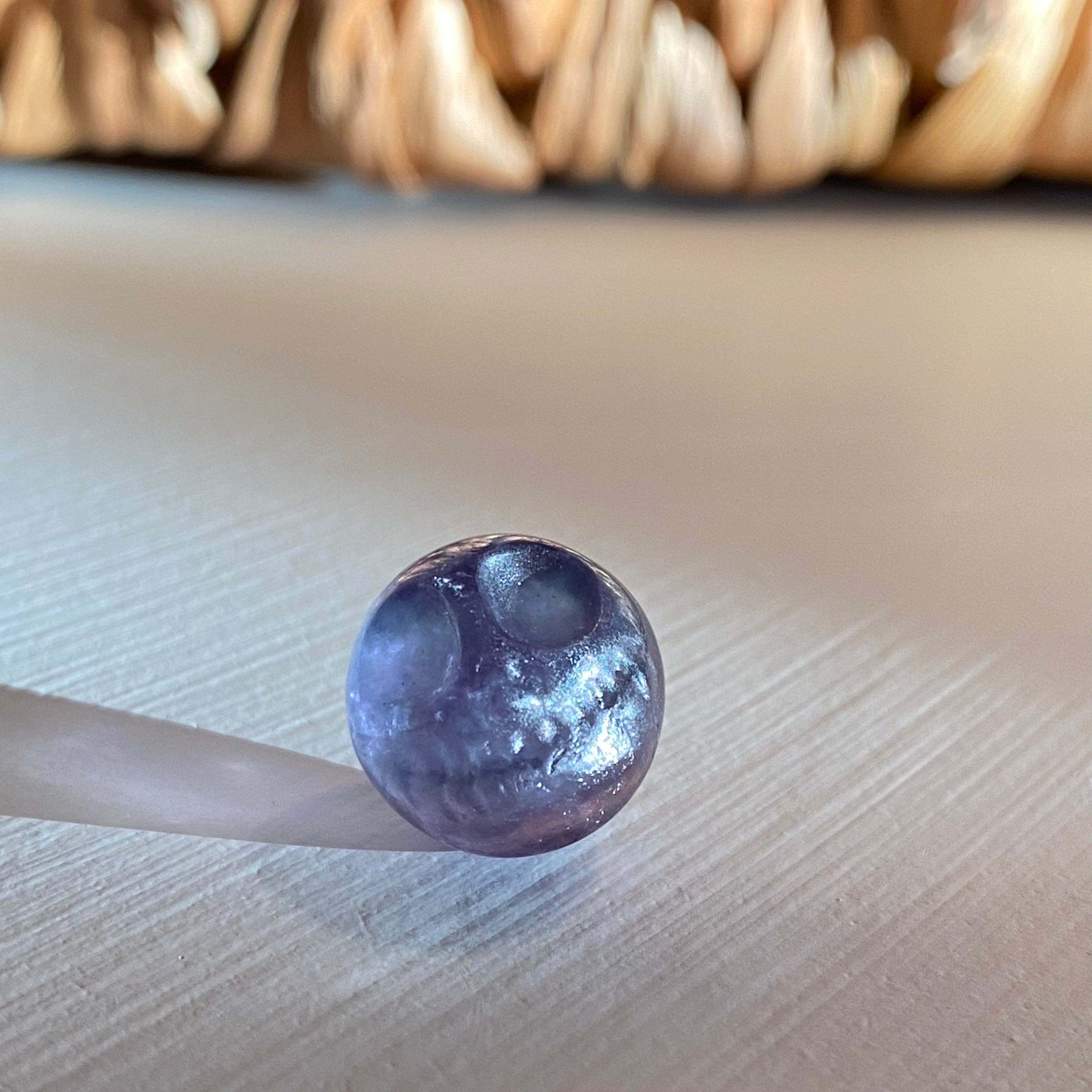 Mini Fluorite Halloween Carvings