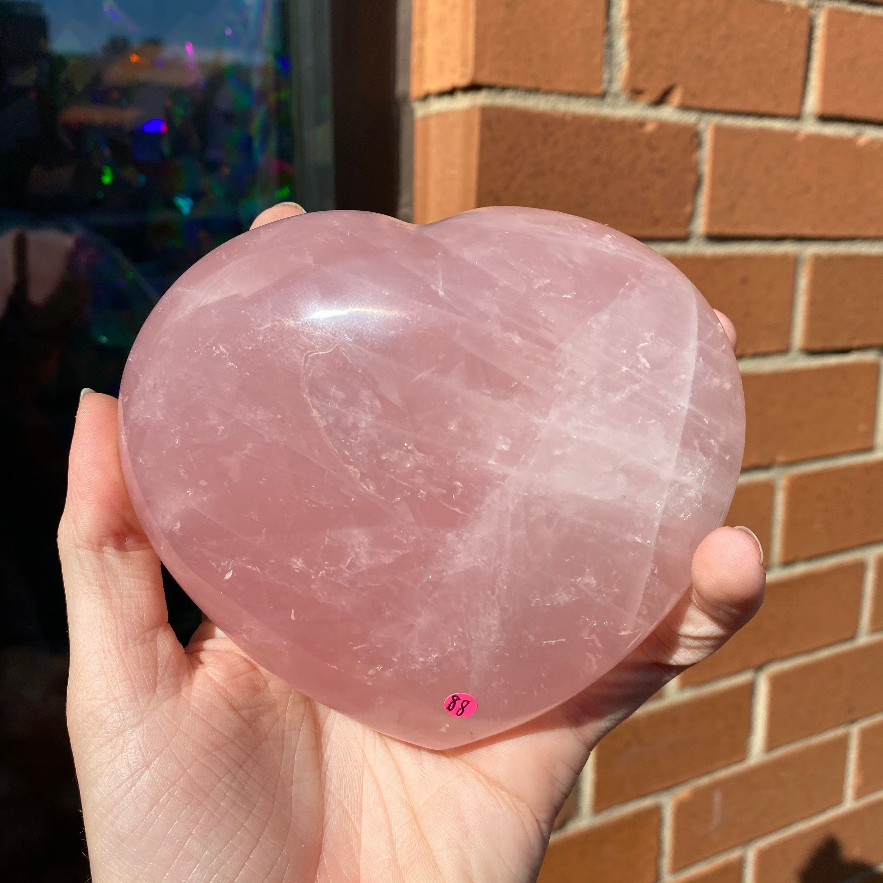 Rose Quartz Heart