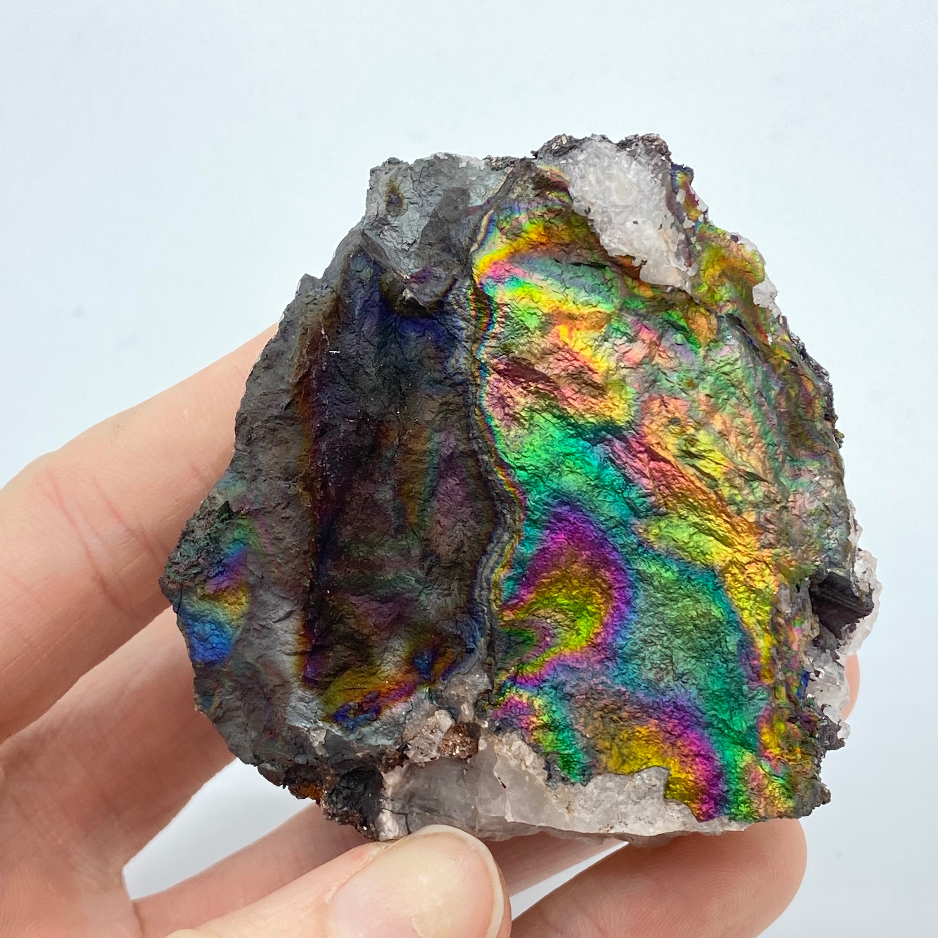 Iridescent Hematite on Turgite