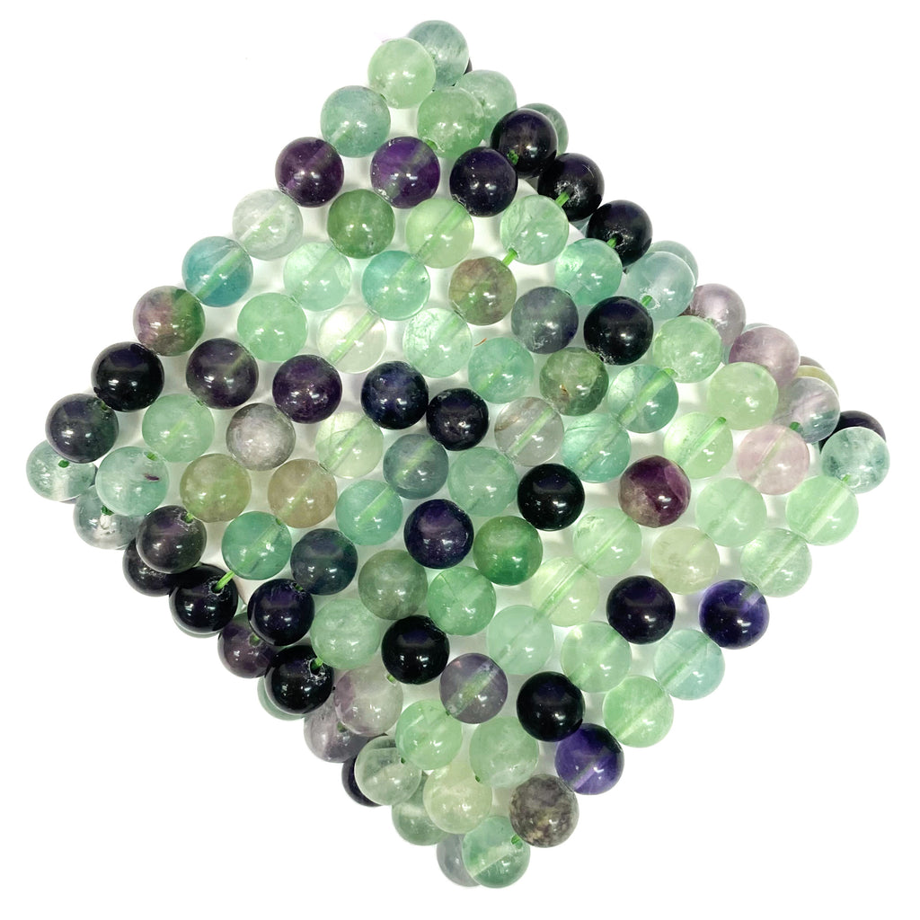 Green Fluorite Beaded Gemstone Bracelet