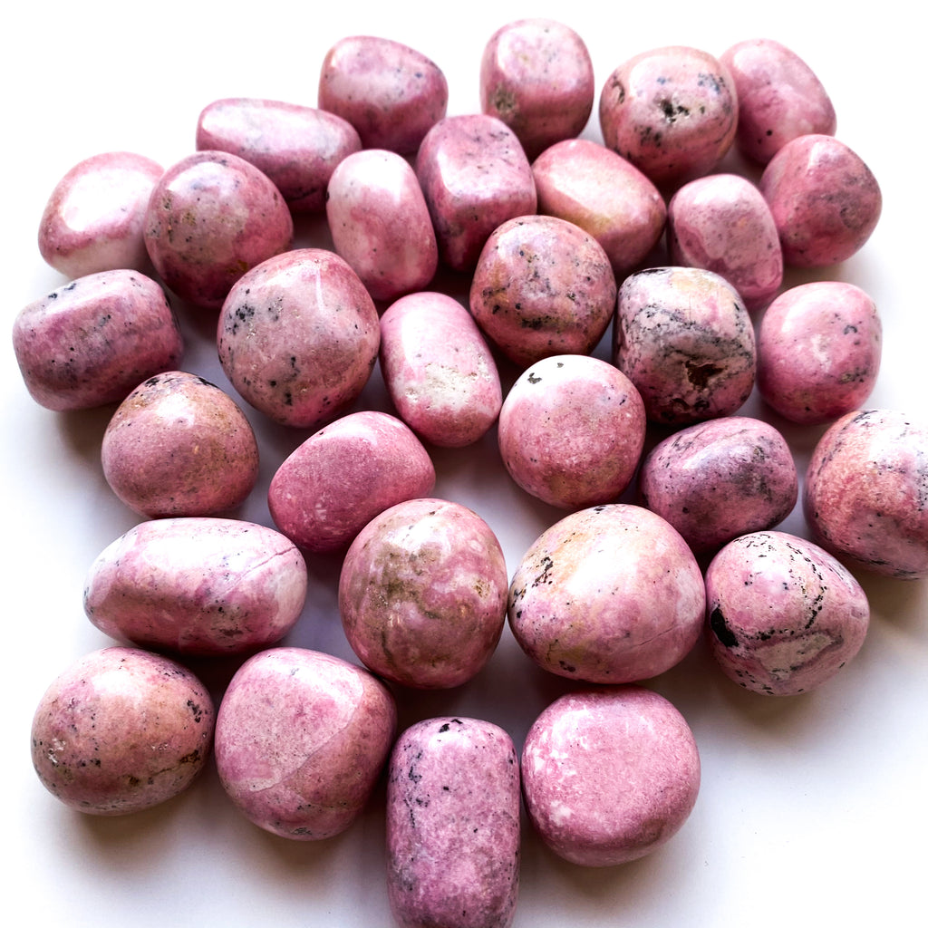 Pink Rhodonite Pocket Stone