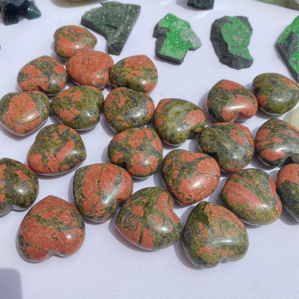 Unakite Heart