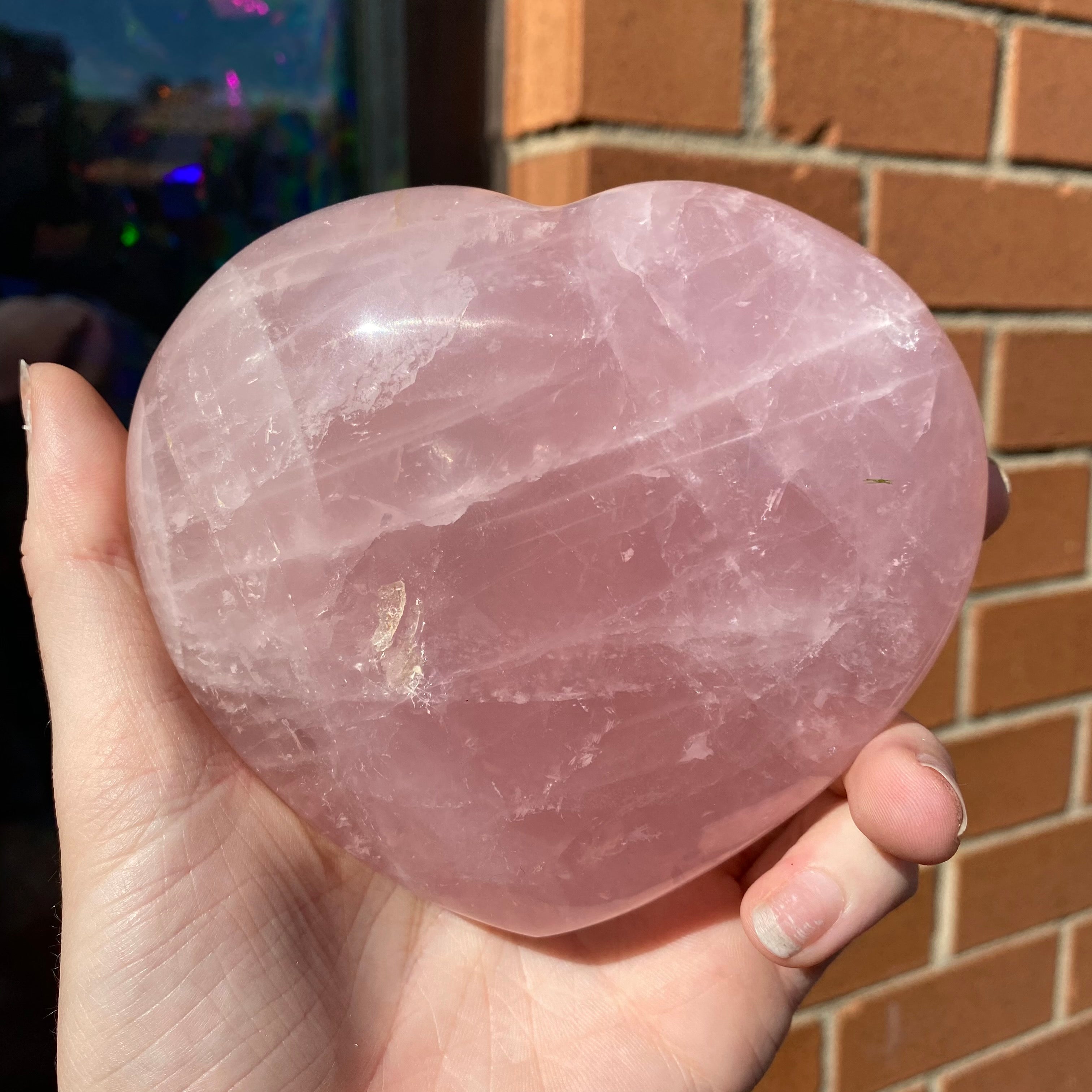 Rose Quartz Heart