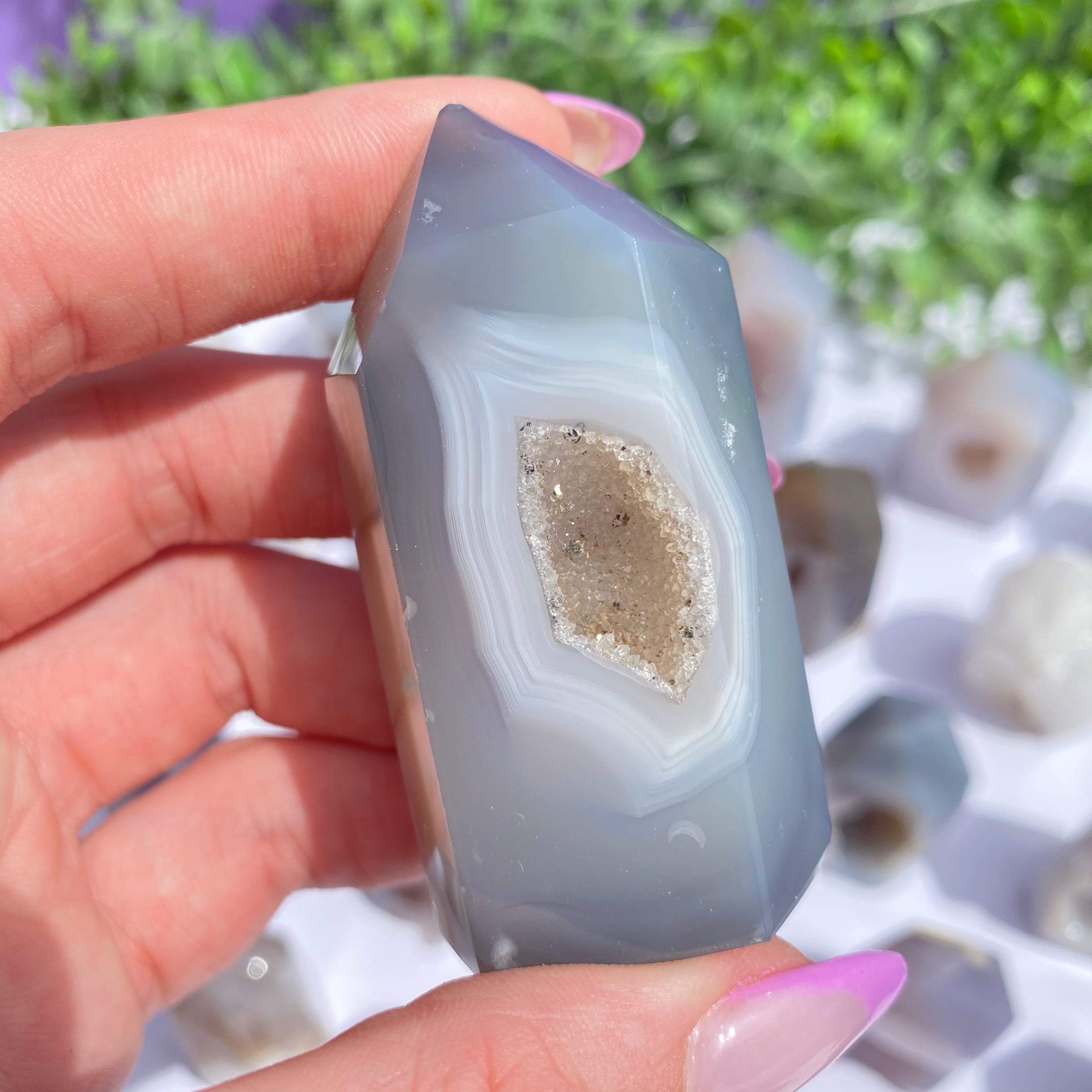 Druzy Agate Point