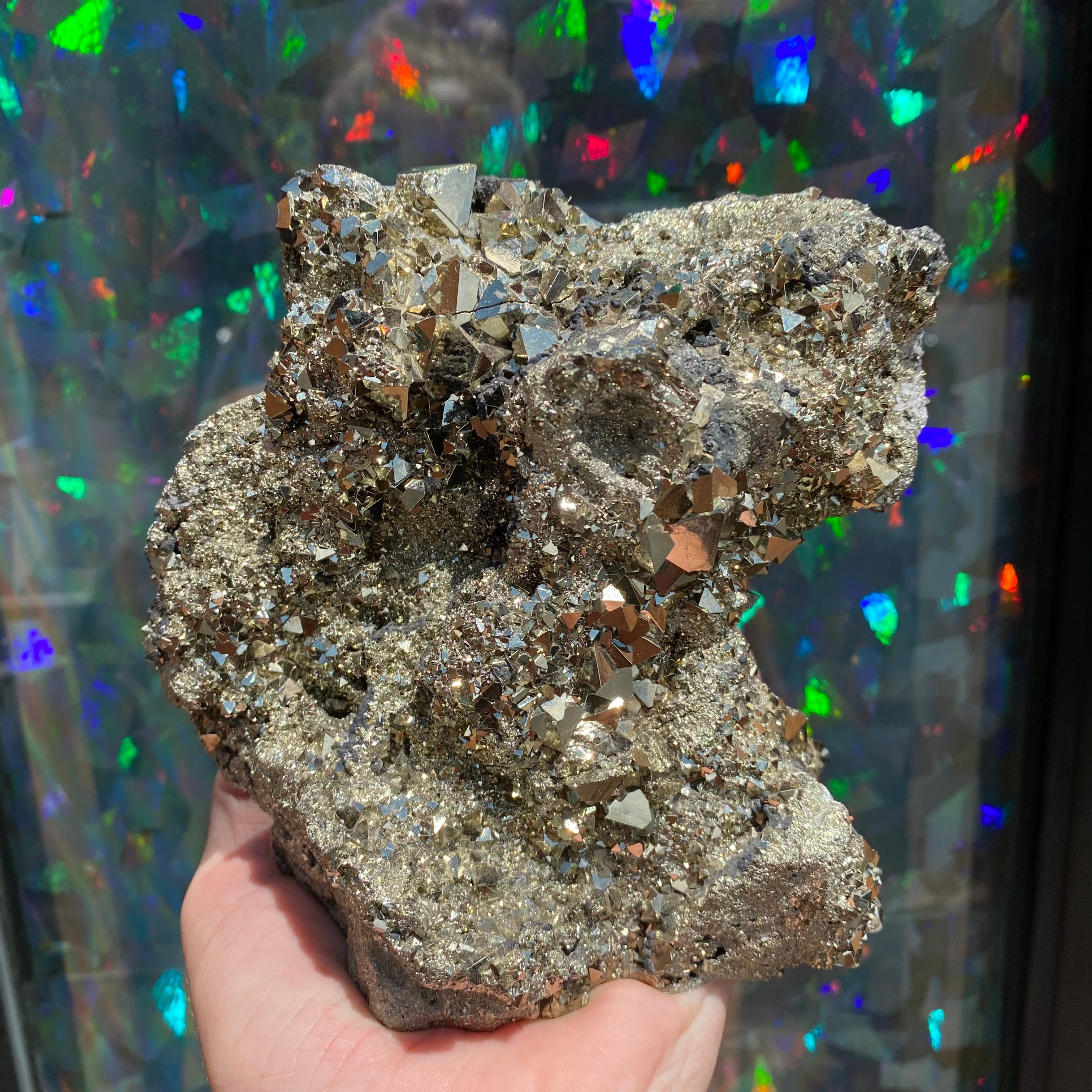 Iron Pyrite Cluster