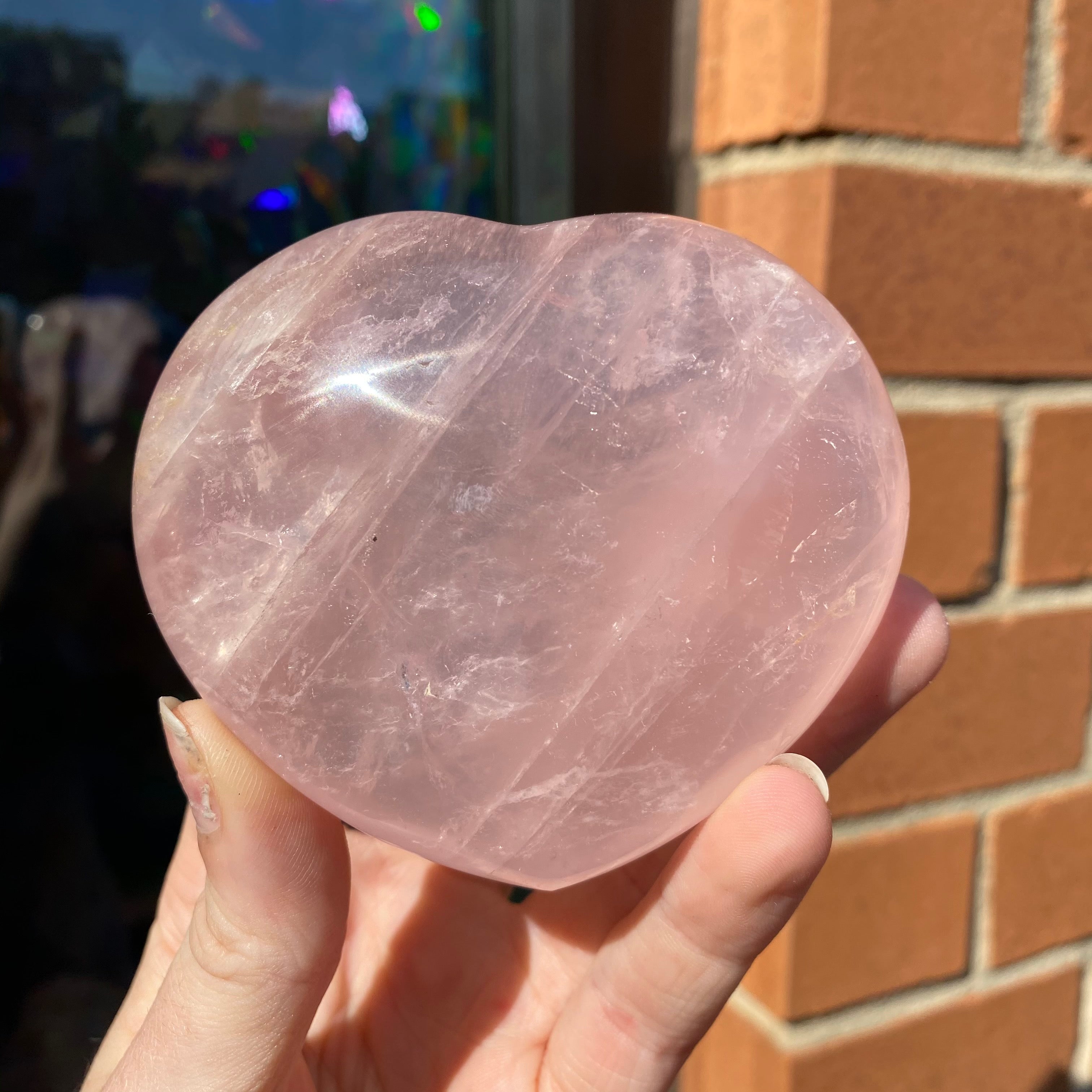 Rose Quartz Heart